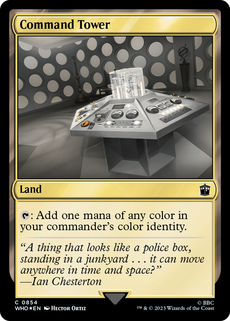 Command Tower (0854) (Surge Foil) [Doctor Who] | Good Games Morley