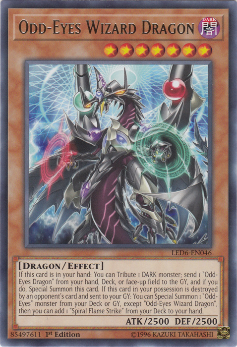Odd-Eyes Wizard Dragon [LED6-EN046] Rare | Good Games Morley