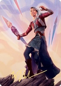 Niko Aris Art Card (Gold-Stamped Signature) [Kaldheim Art Series] | Good Games Morley