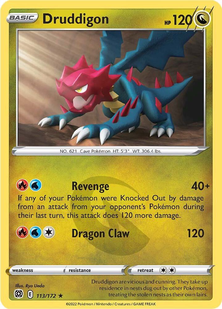 Druddigon 113/172 (SWSH09: Brilliant Stars)  | Good Games Morley