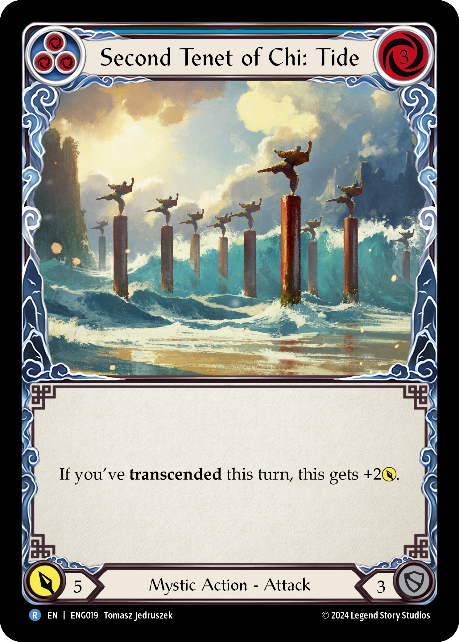 Second Tenet of Chi: Tide [ENG019] (Part the Mistveil Enigma Blitz Deck) | Good Games Morley