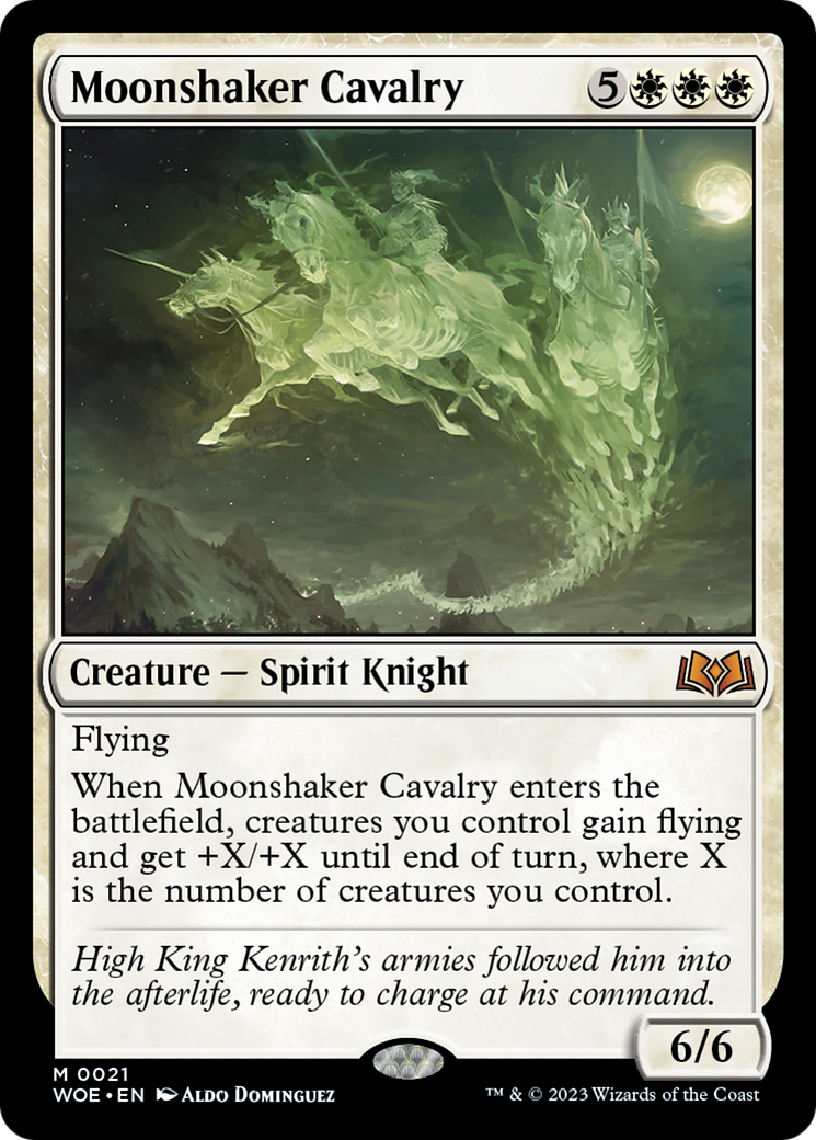 Moonshaker Cavalry [Wilds of Eldraine] | Good Games Morley