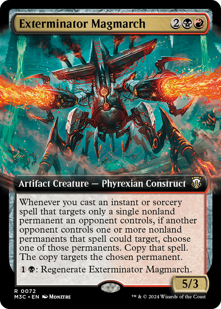 Exterminator Magmarch (Extended Art) [Modern Horizons 3 Commander] | Good Games Morley