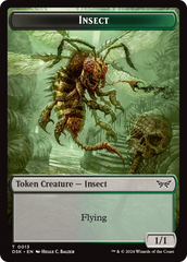 Insect (0013) // Manifest Double-Sided Token [Duskmourn: House of Horror Tokens] | Good Games Morley