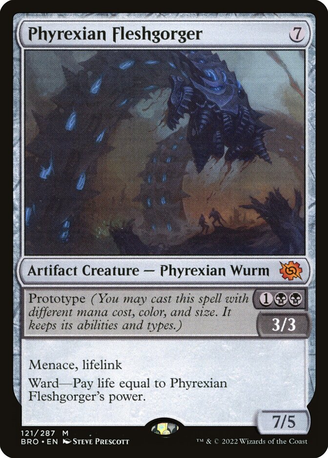 Phyrexian Fleshgorger 121 (The Brothers' War)  | Good Games Morley