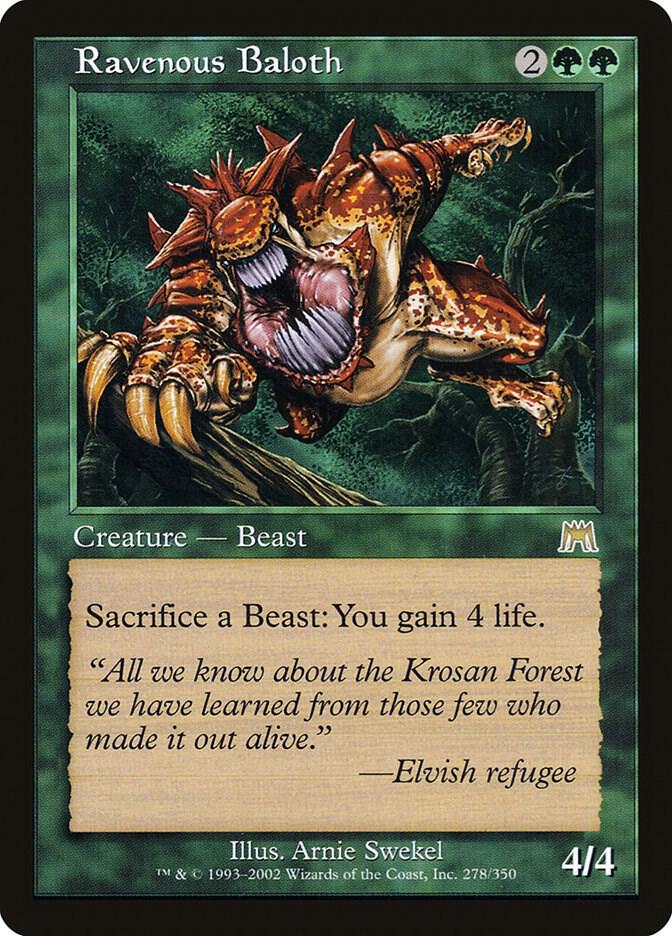 Ravenous Baloth 278/350 (Onslaught)  - Foil | Good Games Morley