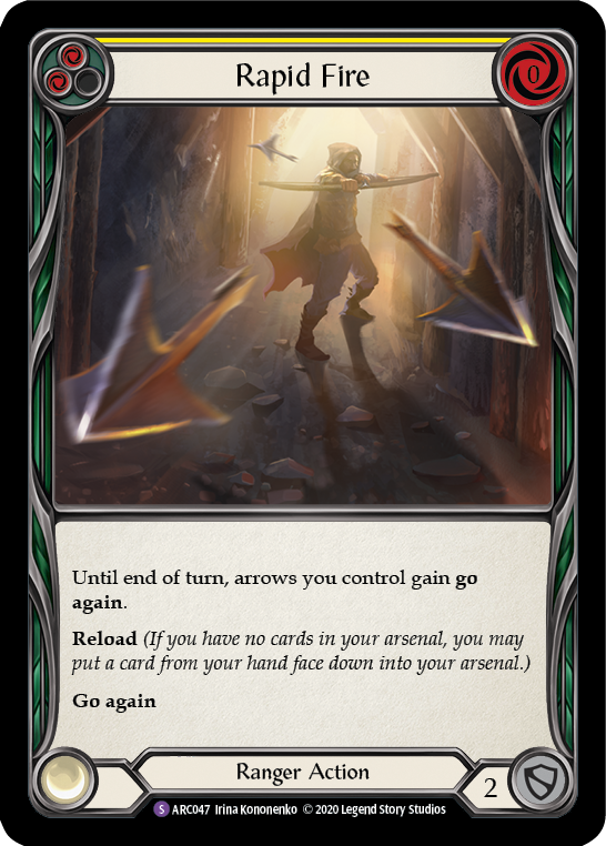 Rapid Fire [U-ARC047] (Arcane Rising Unlimited)  Unlimited Rainbow Foil | Good Games Morley