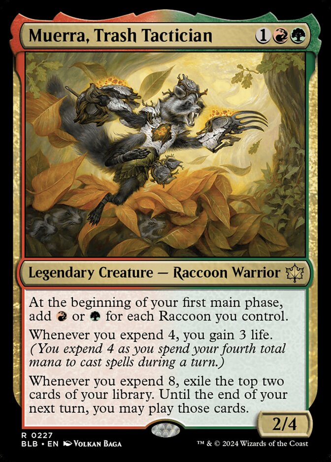 Muerra, Trash Tactician 227 (Bloomburrow)  - Foil | Good Games Morley