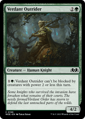 Verdant Outrider [Wilds of Eldraine] | Good Games Morley