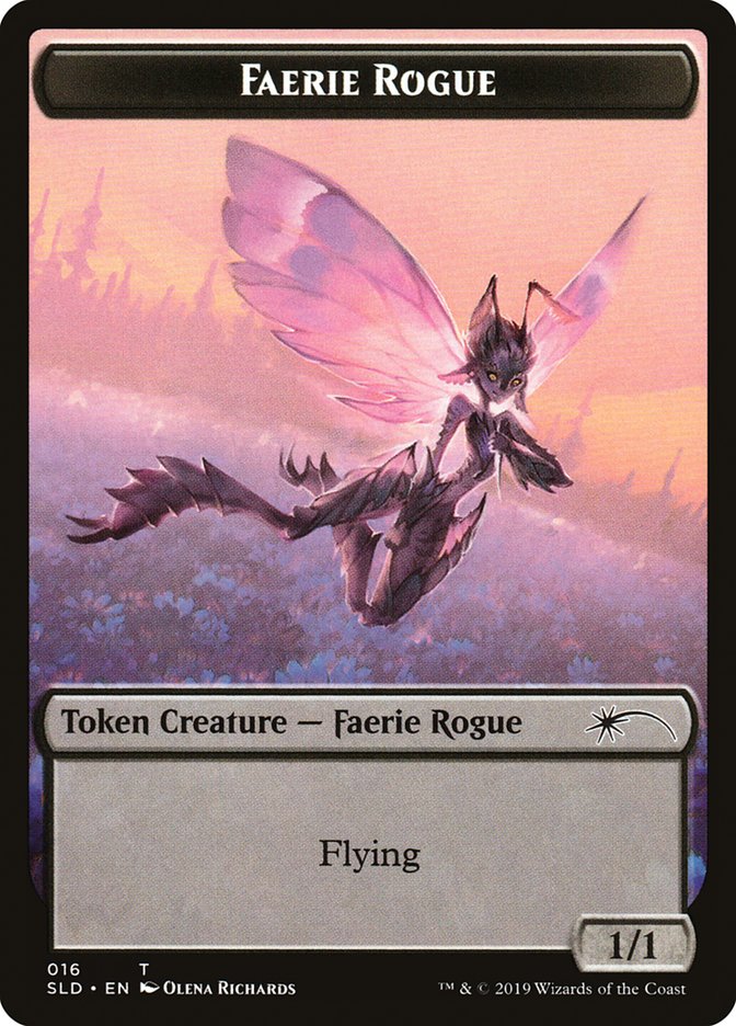 Faerie Rogue Token (016) [Secret Lair Drop Series] | Good Games Morley