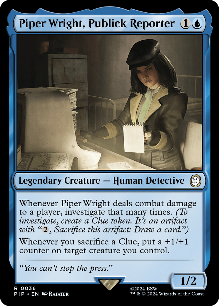 Piper Wright, Publick Reporter [Fallout] | Good Games Morley