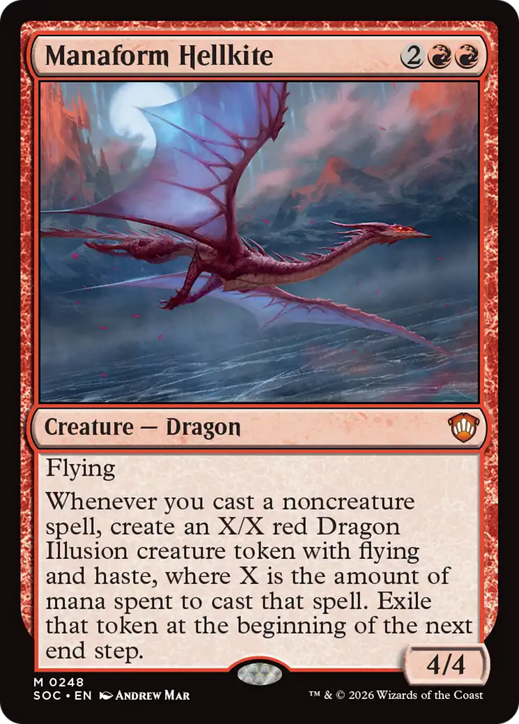 Manaform Hellkite [Secrets of Strixhaven Commander] | Good Games Morley