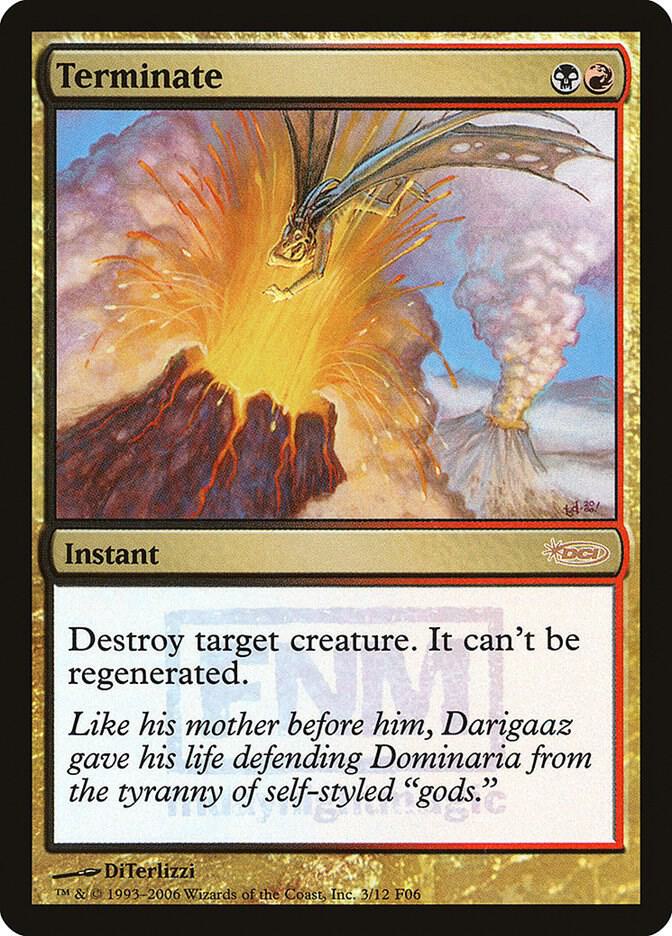 Terminate 3/12 (FNM Promos)  - Foil | Good Games Morley