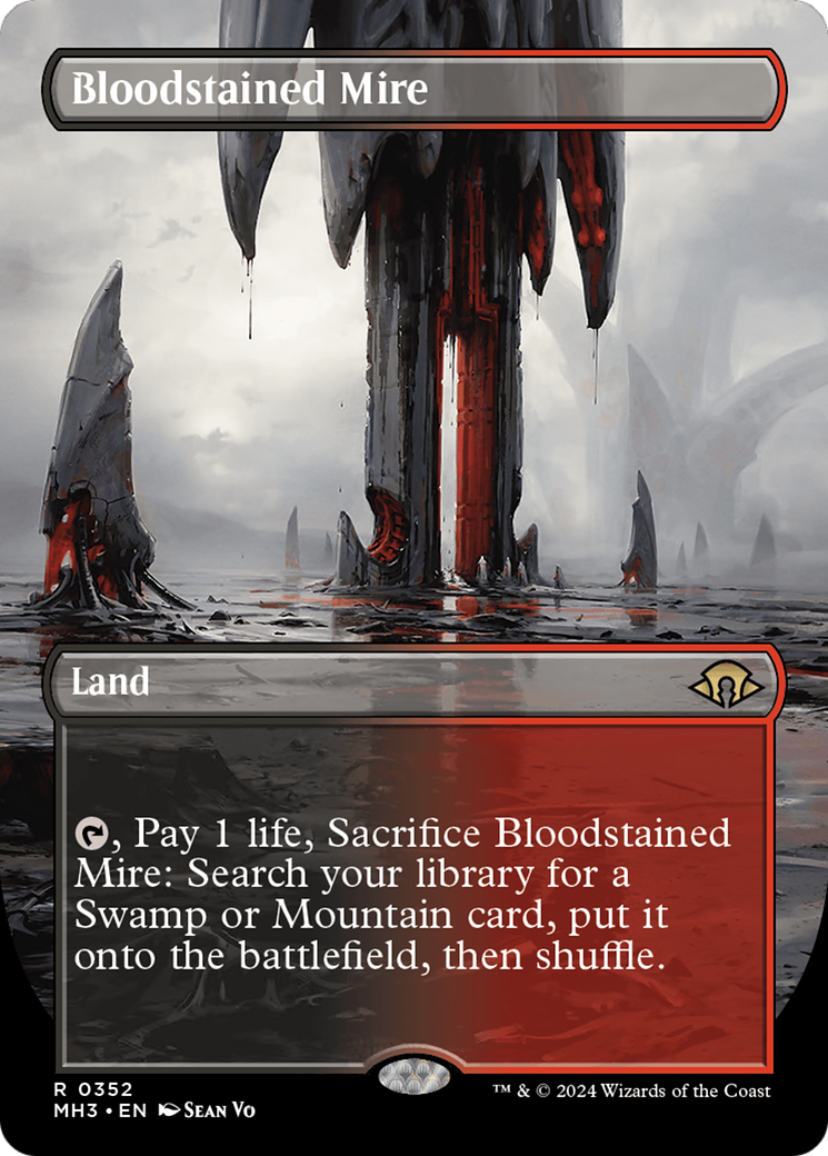 Bloodstained Mire (Borderless) [Modern Horizons 3] | Good Games Morley