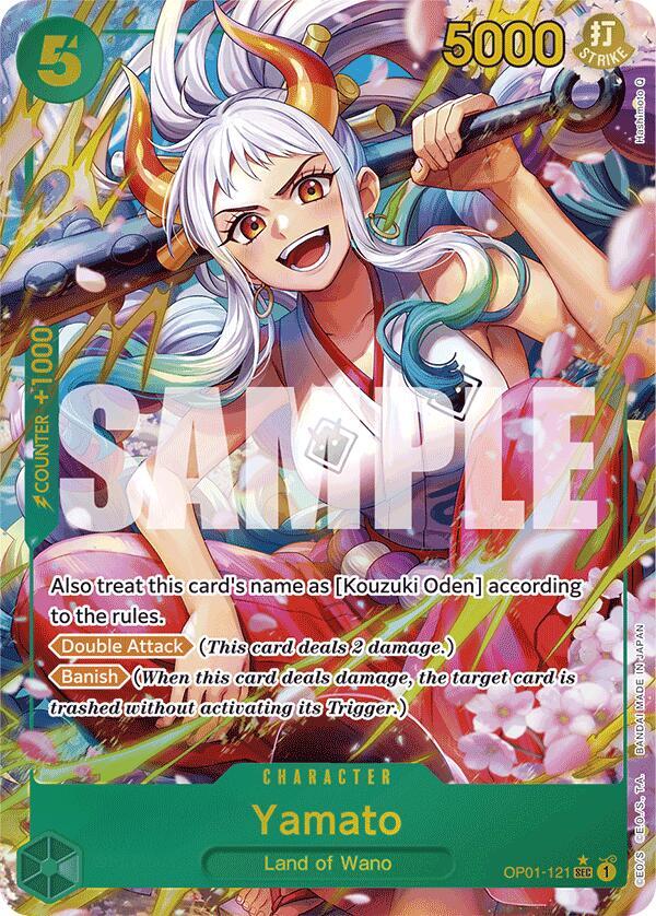 Yamato OP01-121 (Premium Booster -The Best-)  - Alternate Art Foil | Good Games Morley