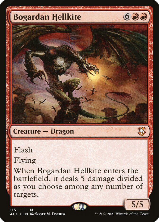 Bogardan Hellkite 115/62 (Commander: Adventures in the Forgotten Realms)  | Good Games Morley