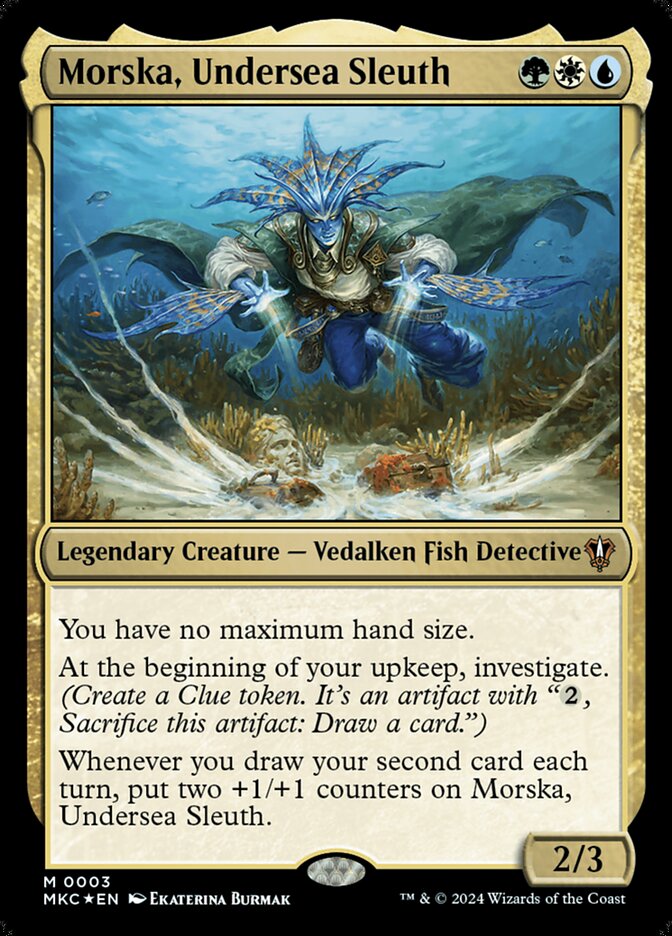 Morska, Undersea Sleuth 3/311 (Commander: Murders at Karlov Manor)  - Foil | Good Games Morley