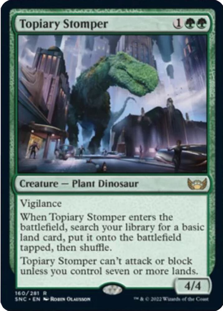 Topiary Stomper 160/281 (Streets of New Capenna)  | Good Games Morley