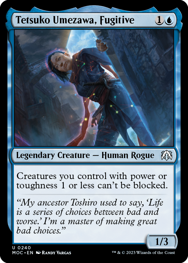 Tetsuko Umezawa, Fugitive [March of the Machine Commander] | Good Games Morley
