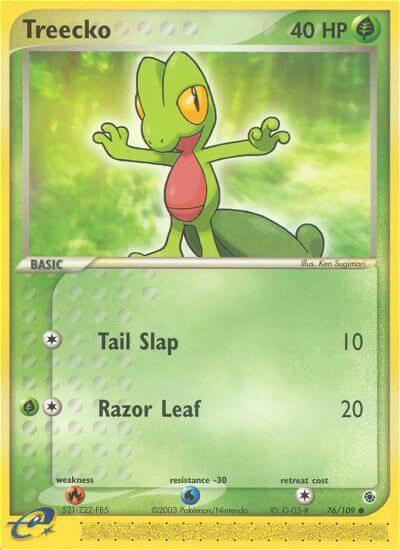 Treecko 76/109 (EX Ruby and Sapphire)  | Good Games Morley