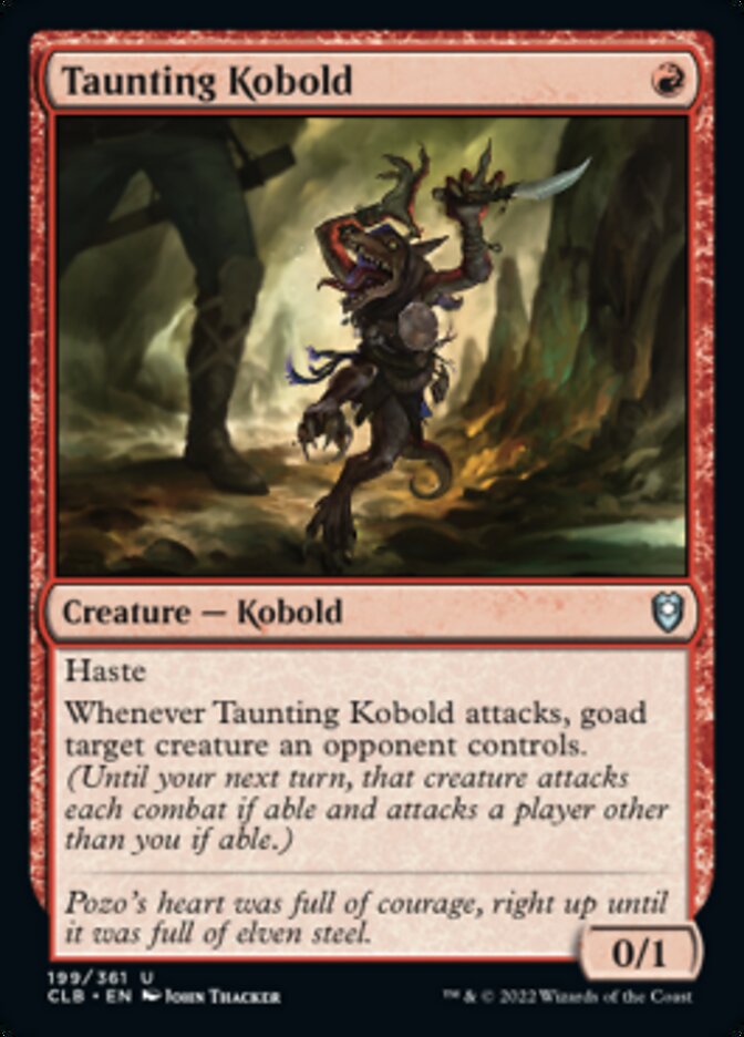 Taunting Kobold [Commander Legends: Battle for Baldur's Gate] | Good Games Morley