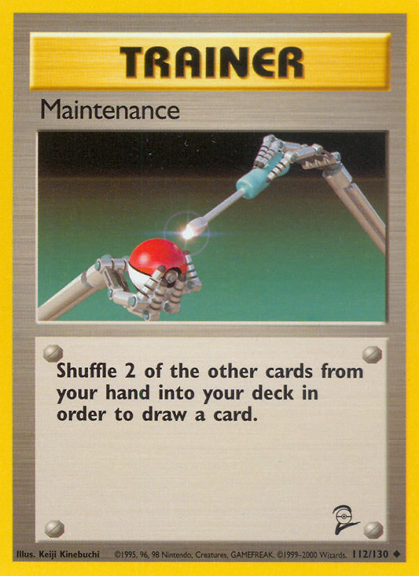 Maintenance (112/130) [Base Set 2] | Good Games Morley