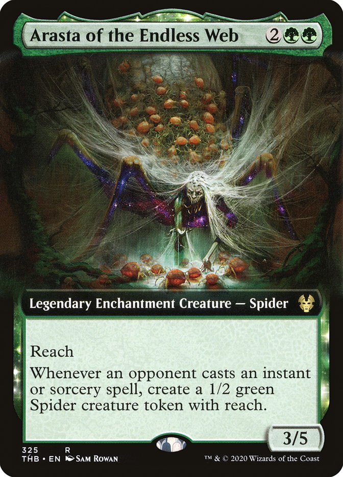 Arasta of the Endless Web (Extended Art) [Theros Beyond Death] | Good Games Morley