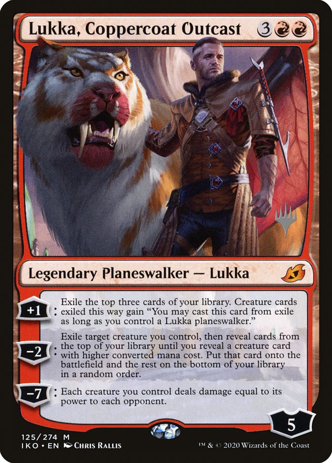 Lukka, Coppercoat Outcast (Promo Pack) [Ikoria: Lair of Behemoths Promos] | Good Games Morley