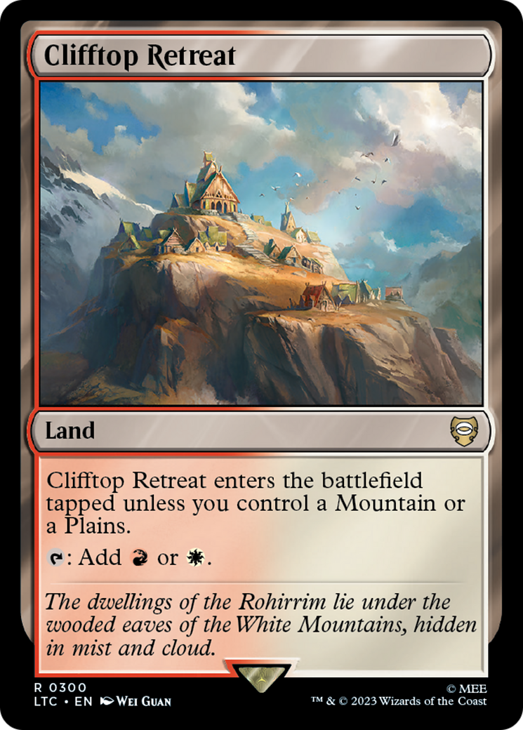Clifftop Retreat [The Lord of the Rings: Tales of Middle-Earth Commander] | Good Games Morley
