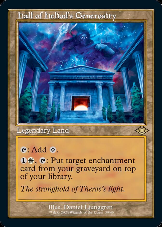 Hall of Heliod's Generosity (Retro Foil Etched) [Modern Horizons] | Good Games Morley