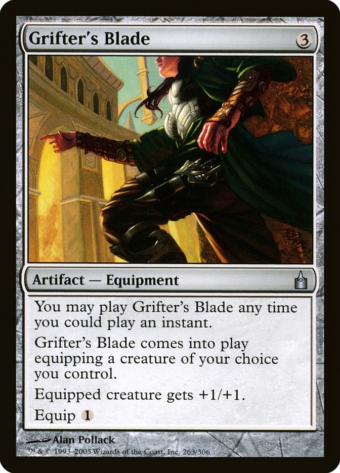 Grifter's Blade 263/306 (Ravnica: City of Guilds)  - Foil | Good Games Morley