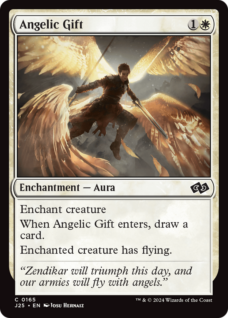 Angelic Gift [Foundations Jumpstart] | Good Games Morley