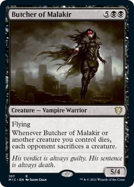 Butcher of Malakir 107 (Commander: Innistrad: Midnight Hunt)  | Good Games Morley