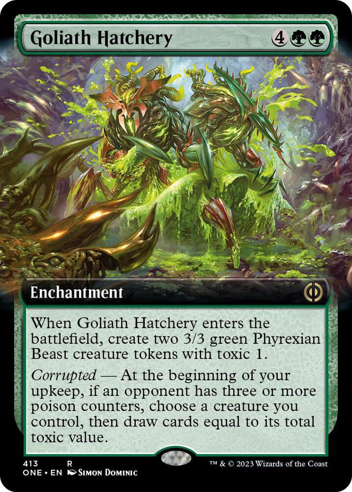 Goliath Hatchery 413/271 (Phyrexia: All Will Be One)  - Extended Art | Good Games Morley