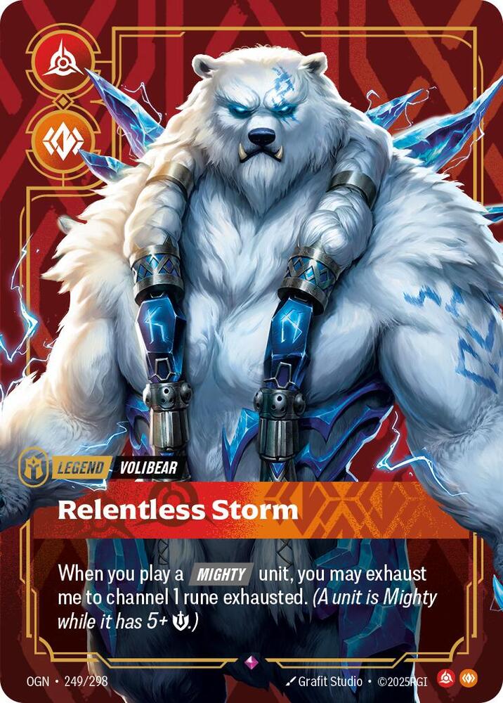 Volibear - Relentless Storm 249/298 (Origins)  - Foil | Good Games Morley