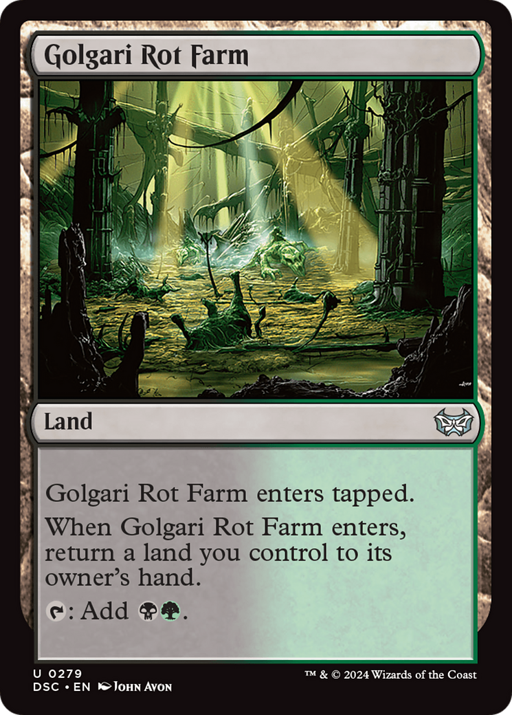 Golgari Rot Farm [Duskmourn: House of Horror Commander] | Good Games Morley