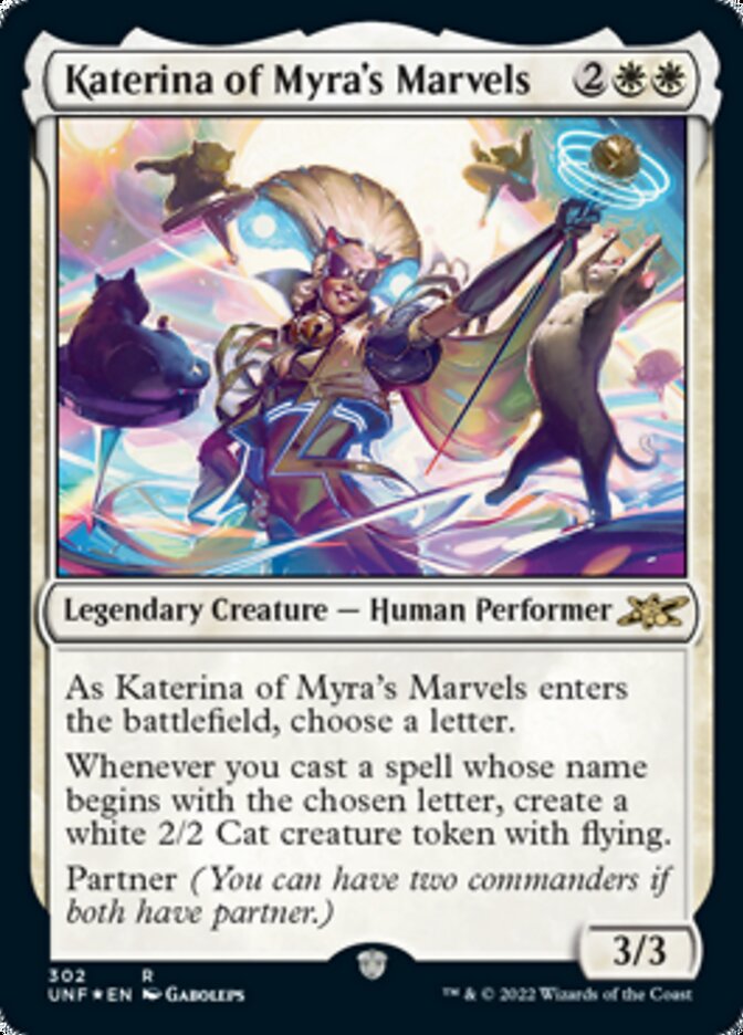 Katerina of Myra's Marvels (Galaxy Foil) [Unfinity] | Good Games Morley