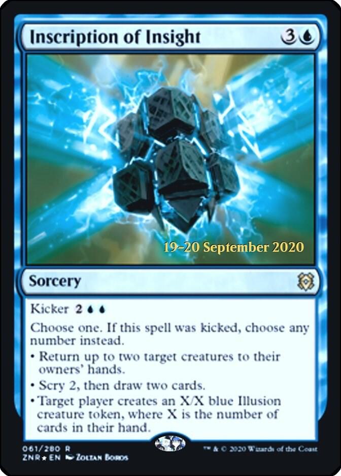 Inscription of Insight 61s/169 (Prerelease Cards)  - Foil | Good Games Morley