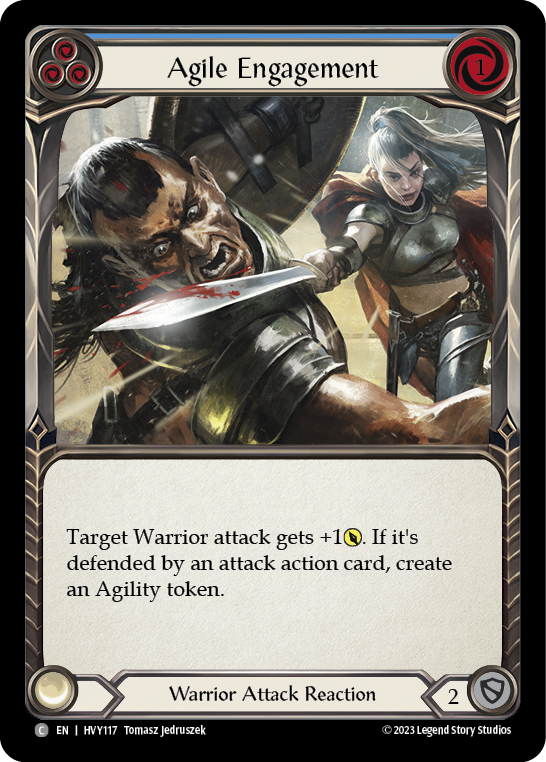 Agile Engagement (Blue) [HVY117] (Heavy Hitters) | Good Games Morley