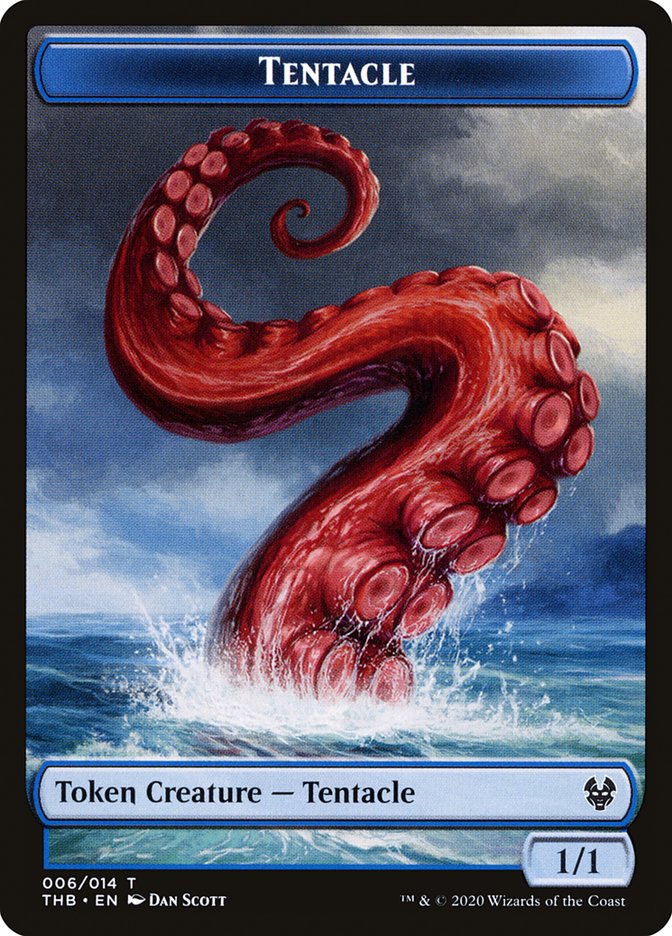 Human Soldier // Tentacle Double-Sided Token [Theros Beyond Death Tokens] | Good Games Morley