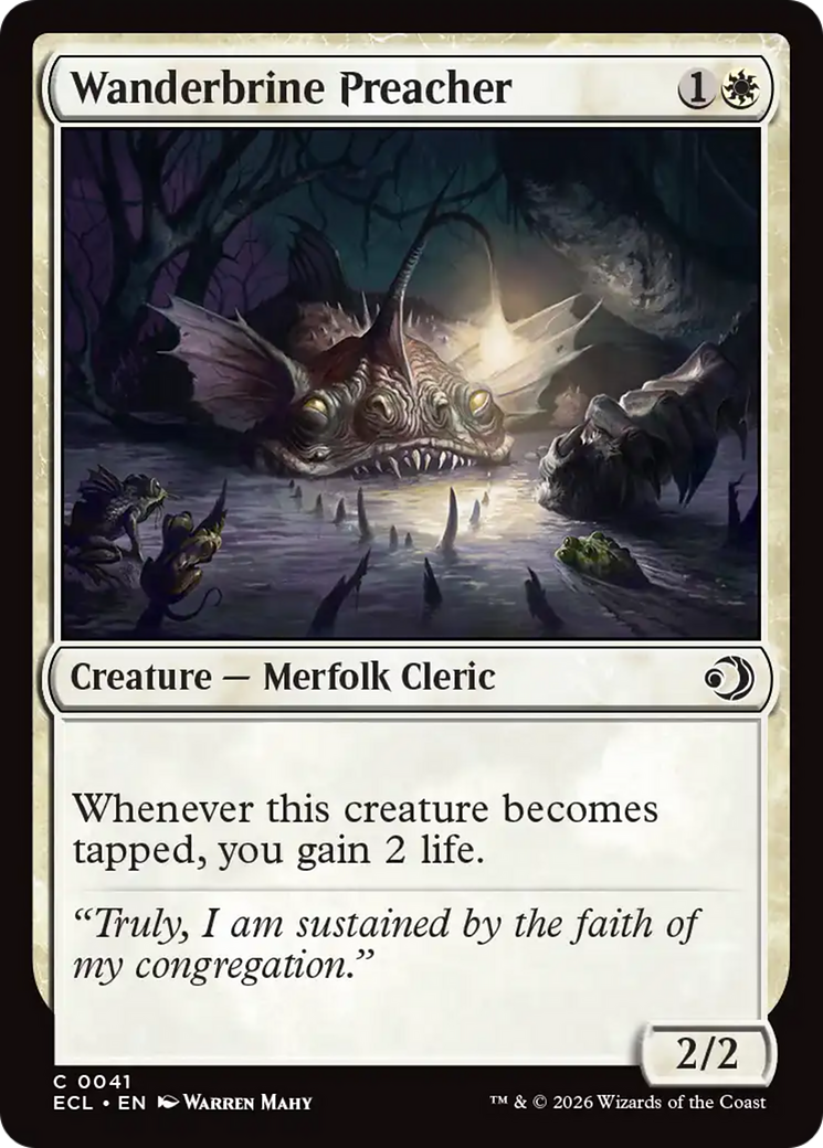 Wanderbrine Preacher [Lorwyn Eclipsed] | Good Games Morley