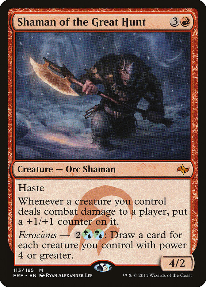 Shaman of the Great Hunt 113/185 (Fate Reforged)  | Good Games Morley