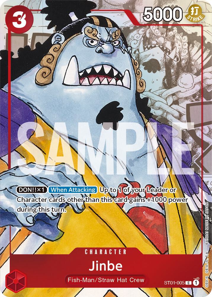 Jinbe (PCC 25th) ST01-005 (One Piece Promotion Cards)  - Alternate Art Foil | Good Games Morley