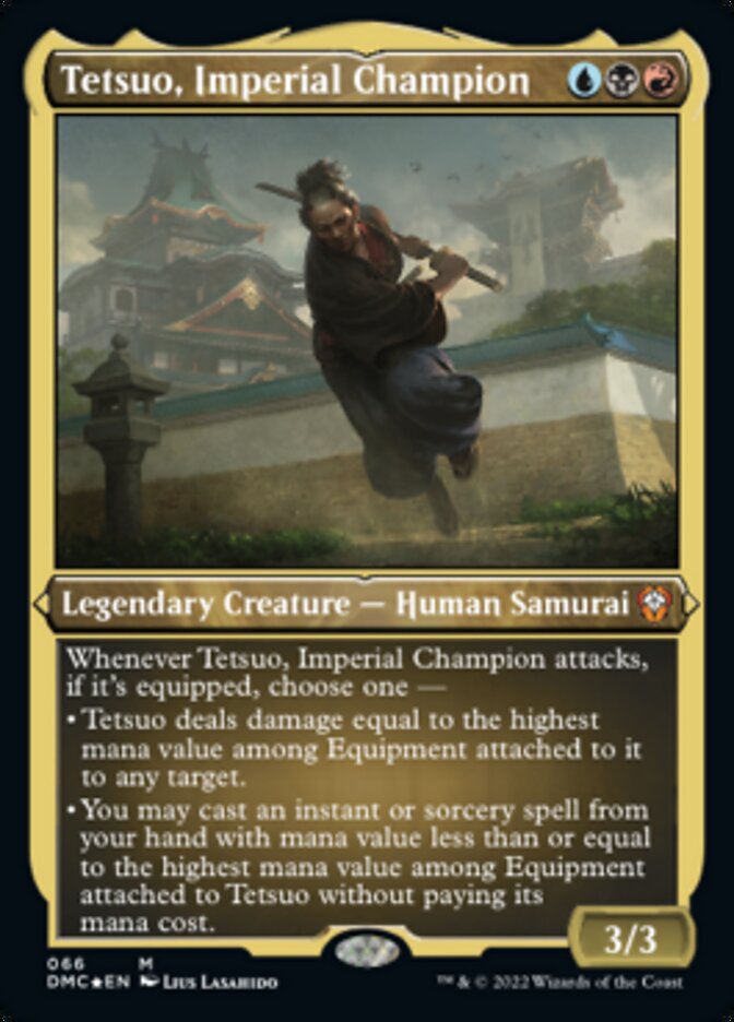 Tetsuo, Imperial Champion (Foil Etched) [Dominaria United Commander] | Good Games Morley