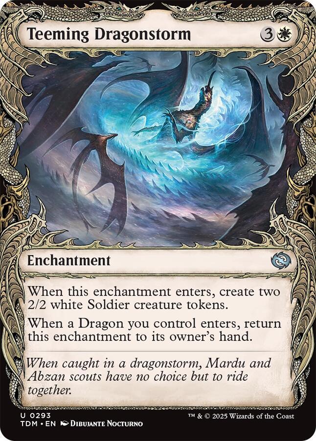 Teeming Dragonstorm 293/291 (Tarkir: Dragonstorm)  - Showcase Foil | Good Games Morley