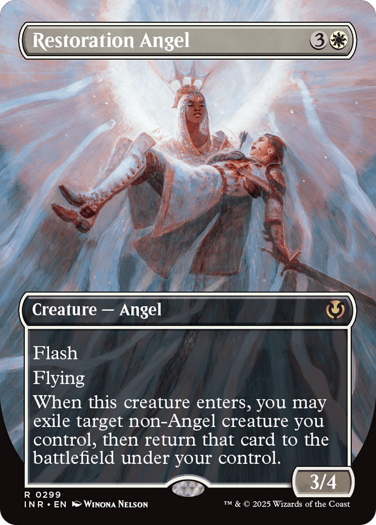 Restoration Angel (Borderless) [Innistrad Remastered] | Good Games Morley