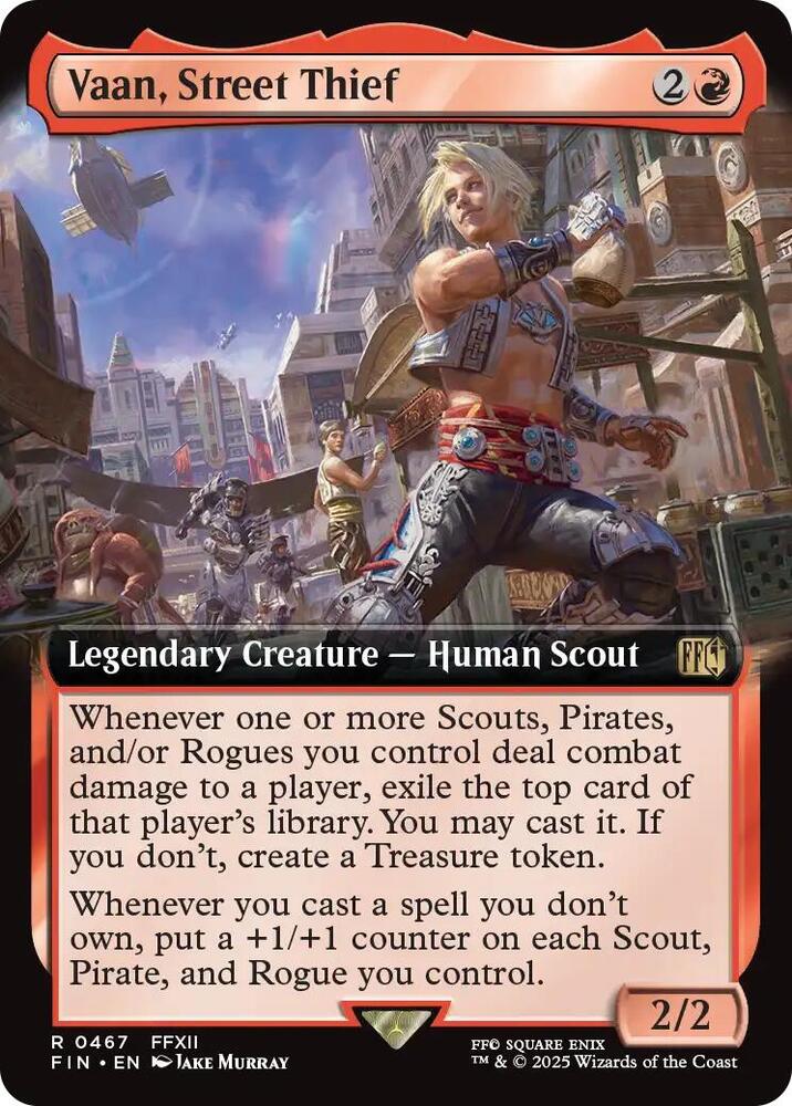 Vaan, Street Thief 467 (FINAL FANTASY)  - Extended Art Foil | Good Games Morley