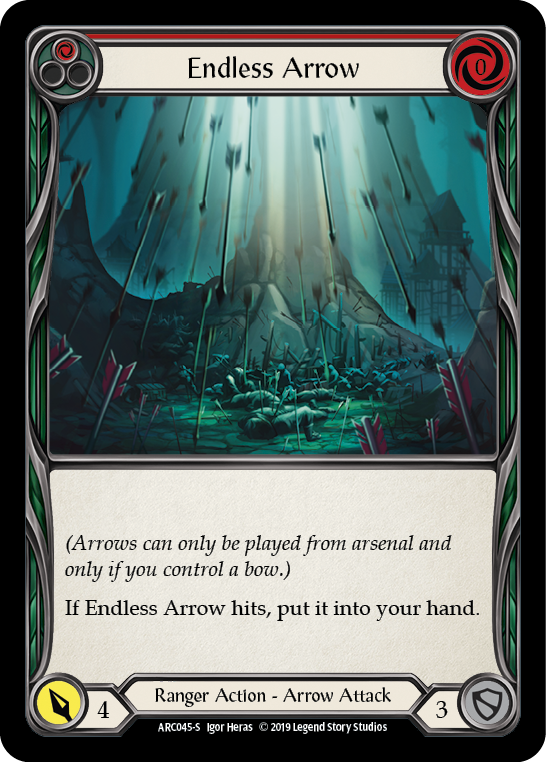 Endless Arrow [ARC045-S] (Arcane Rising)  1st Edition Normal | Good Games Morley