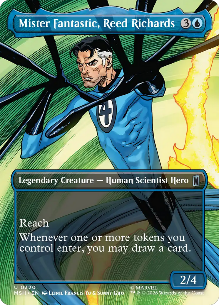Mister Fantastic, Reed Richards (Borderless) [Marvel Super Heroes] | Good Games Morley