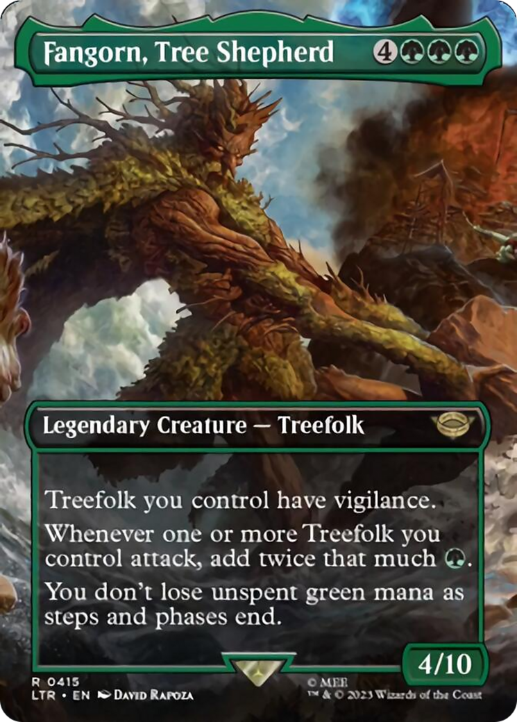 Fangorn, Tree Shepherd (Borderless Alternate Art) [The Lord of the Rings: Tales of Middle-Earth] | Good Games Morley